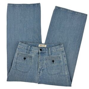 Madewell Wide Leg Crop Jeans